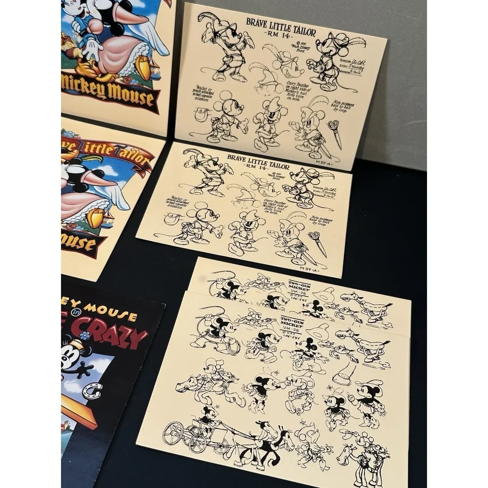 Mickey Mouse/rocky Horror Xmas Show Blank Note Cards Lot‎